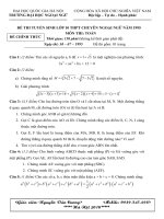 de thi cap 3  mon toan 5