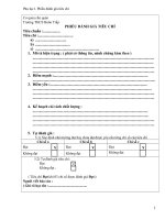 MÂU ĐÁNH GIÁ TIÊU CHÍ MỚI