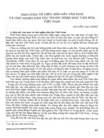 Thờ cúng tổ tiên, bản sắc văn hoá và chủ nghĩa dân tộc trong nhân học văn hoá Việt Nam