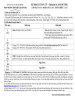 KẾ HOẠCH TUẦN 35