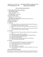 Đề cương chi tiết học phần du lịch sinh thái