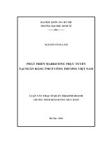 Phát triển Marketing trực tuyến tại Ngân hàng TMCP Công Thương Việt Nam