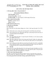 Đề cương chi tiết học phần lịch sử quan hệ quốc tế