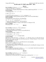 42 đề thi tốt nghiệp tuyển chọn 2010-2011(sát đề 99.99%)