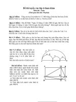 Đề và đáp án thi vào lớp 6 môn Toán tham khảo (số 2)