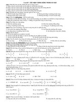 100 cau TN ly thuyet: Song Co Hoc