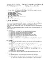 Đề cương chi tiết học phần kĩ thuật sản xuất giống và nuôi cá nước ngọt