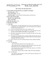 đề cương chi tiết học phần kĩ thuật chế biến cao su