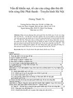 Vấn đề khiếu nại, tố cáo của công dân thủ đô trên sóng Đài Phát thanh - Truyền hình Hà Nội