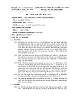 đề cương chi tiết học phần hệ thống điện 2