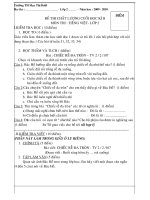 ĐỀ THI TIẾNG VIỆT 2 HỌC KÌ  2