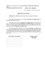 ĐƠN XÁC NHẬN THÀNH LẬP CÔNG ĐOÀN