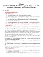 Hướng dẫn xét thi đua năm học 2010 - 2011