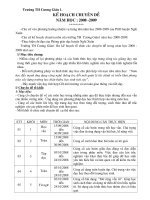 kế hoạch chuyên đề chuyên môn