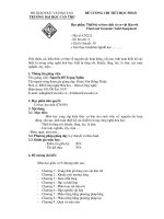 đề cương chi tiết học phần thiết bị cơ lưu chất và cơ vật liệu rời