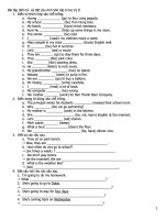 bai tap on anh van 6 hoc ky II