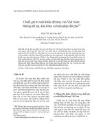 Chuỗi giá trị xuất khẩu dệt may của Việt Nam Những bất lợi, khó khăn và biện pháp đối phó