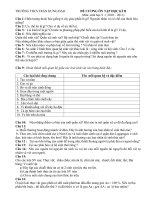 Đề cương ôn tập Sinh 9 ( HK2) (10 - 11)