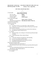 Đề cương chi tiết học phần địa lý chính trị thế giới