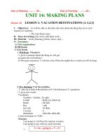 Giáo án Anh 6 tiết 83-90