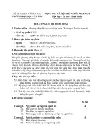 Đề cương chi tiết học phần lập phương pháp đào tạo cán bộ tập huấn