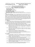 đề cương chi tiết học phần lý luận và phương pháp dạy học thể dục thể thao