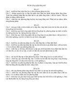 Đề thi Công nghệ đóng mới tàu thủy - ĐH GTVT TP.HCM