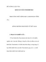 đề cương đồ án đồ án chế tạo máy  THIẾT kế QUY TRÌNH CÔNG NGHỆ GIA CÔNG CHI TIẾT DẠNG cà