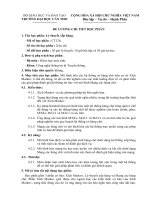 đề cương chi tiết học phần lý thuyết xếp hàng