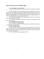 Một số bài toán về thiết diện