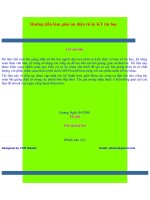 Hướng dẫn làm giáo án điện tử  KT tin học