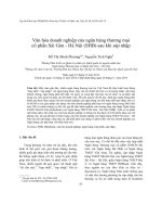 Văn hóa doanh nghiệp của ngân hàng thương mại cổ phần Sài Gòn - Hà Nội (SHB) sau khi sáp nhập