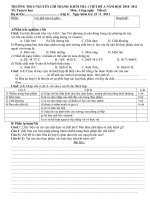 DE KIEM TRA CONG NGHE 6 KY II 2011