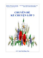chuyên đề KỂ CHUYỆN  lớp 3 năm 2011