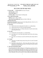 Đề cương chi tiết học phần y tế du lịch