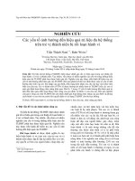 Các yếu tố ảnh hưởng đến hiệu quả trị liệu đa hệ thống trên trẻ vị thành niên bị rối loạn hành vi
