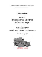 giáo trình bảo dưỡng vệ sinh công nghiệp