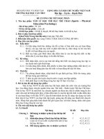 đề cương chi tiết học phần tâm lý học thể dục thể thao