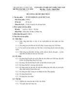 Đề cương chi tiết học phần tuyến điểm du lịch Việt Nam