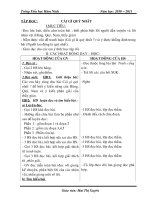 Giáo án kỳ I lớp 5 tuan 9