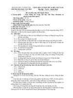 đề cương chi tiết học phần toán thống kê trong thể dục thể thao