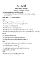 ma trận - ly10- Kỳ II