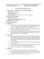 đề cương chi tiết học phần hệ thống điện 1