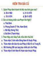 Tiet 39  Bai 25  Khang chien lan rong ra toan quoc1873 -1884