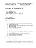 đề cương chi tiết học phần kỹ thuật sản xuất thủy tinh