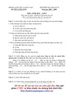 Đề thi HK II môn Sinh học 6 Huyện Lương Sơn 08