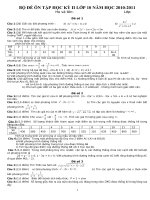 đề ôn thi học kỳ 2 môn toán 10