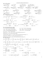 bài tập ôn tập học kỳ ii môn toán 11