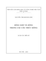 tóm tắt luận án tiến sĩ sóng mặt và sóng trong các cấu trúc mỏng
