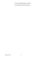 Bài tập tự luận động học